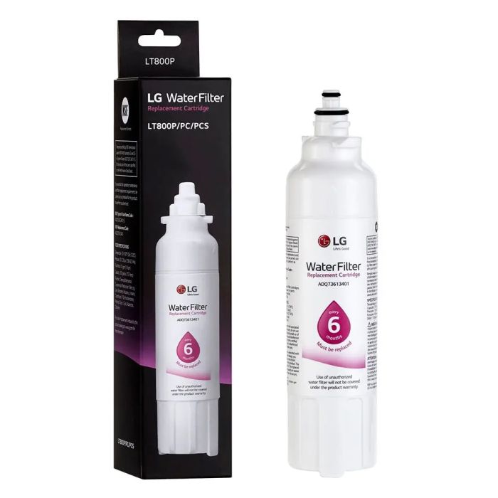 LG Water filter LT800P White 2 in. in White showcased by Corbeil Appliances