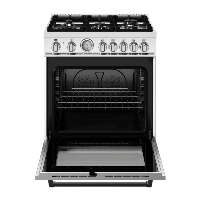 30 In. Gas Range Bertazzoni MAS305DFMXV  Stainless  5 Burners     Capacity 4.7 cubic feet   Width 30 inches