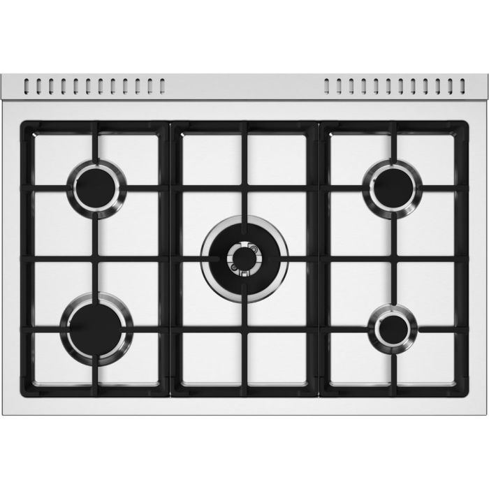 36 In. Gas Range Bertazzoni MAS365GASBG  White  5 Burners     Capacity 5.9 cubic feet   Width 36 inches