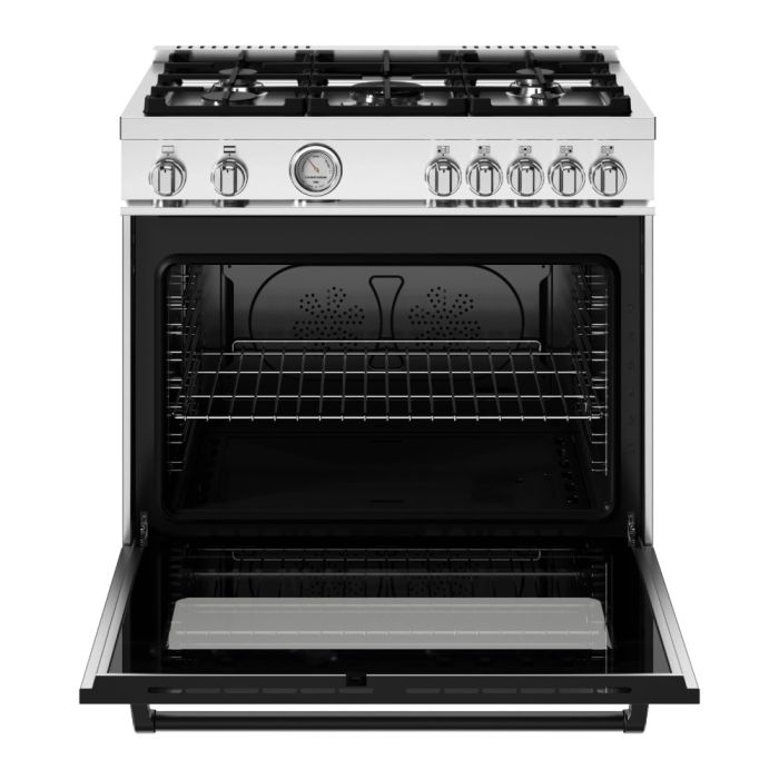 Cuisinière 36 Po. Gaz Bertazzoni MAS365GASXVLP  Inox 5 bruleurs     Capacité 5.9 pieds cubes   largeur 36 pouces