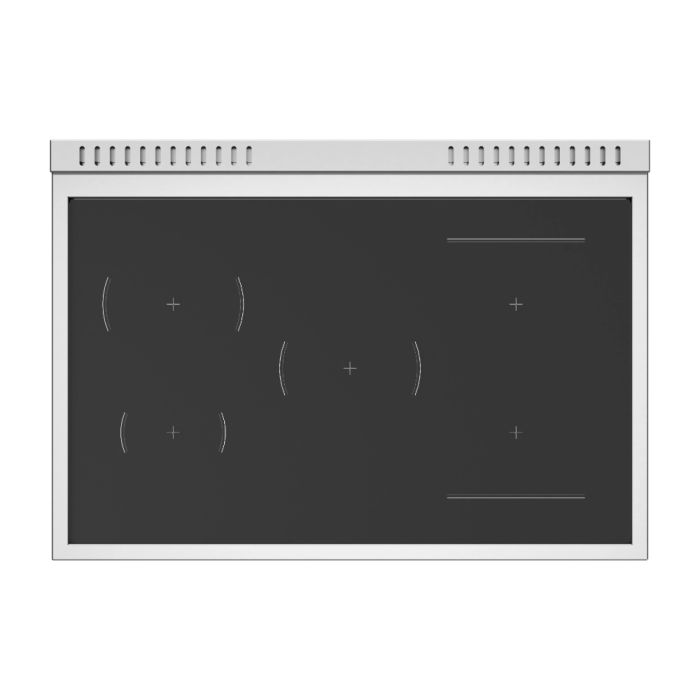 36 In. Induction Range Bertazzoni MAS365INMBIV  White  5 Burners     Capacity 5.9 cubic feet   Width 36 inches