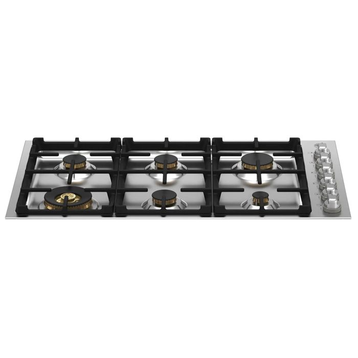 Cooktop Bertazzoni MAST366QBXT Gas 6 elements presented by Corbeil