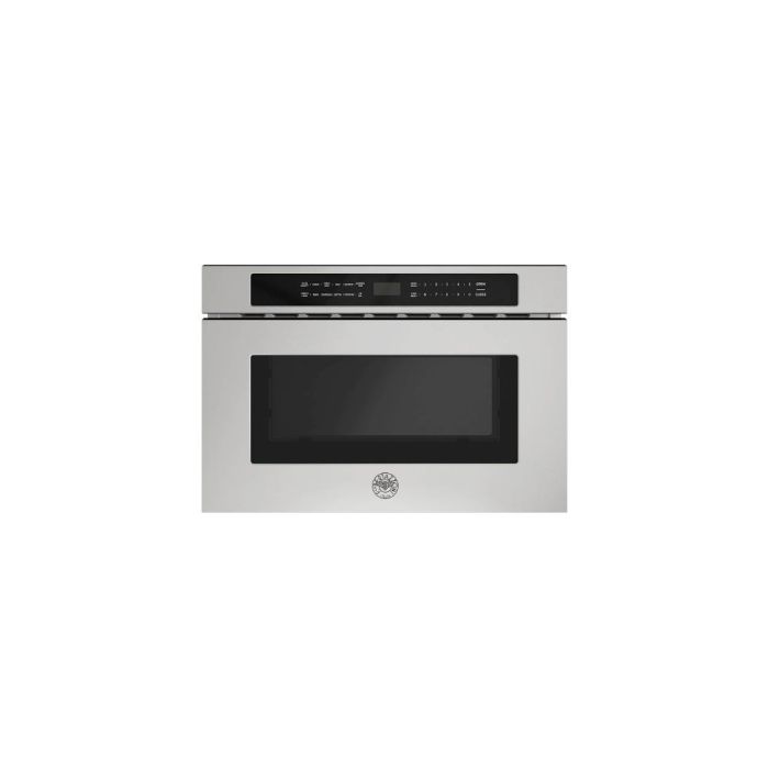 Micro-onde à hotte intégrée 1500 W  Bertazzoni MD24LX  Inox  puissance 1500 watt  Hotte sous cabinet