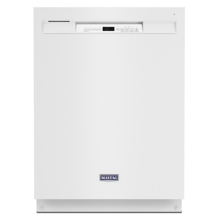 23.88 In. 50 dB Dishwasher Maytag MDB4949SKW width 24 inches  50 Decibels  5 cycles  Built-in