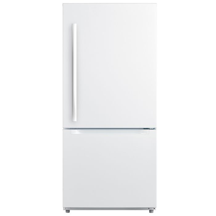 Refrigérateur Moffat MDE19DTNKWW Blanc Congélateur en bas / tiroir largeur 30 pouces Capacité 18.6 pieds cubes