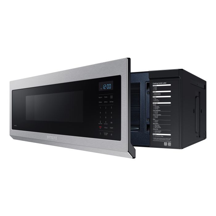 Micro-onde à hotte intégrée 1000 W 1.1 pi. cu. Samsung ME11A7510DS  Inox Capacité 1.1 pied cubic  puissance 1000 watt  Encastrable