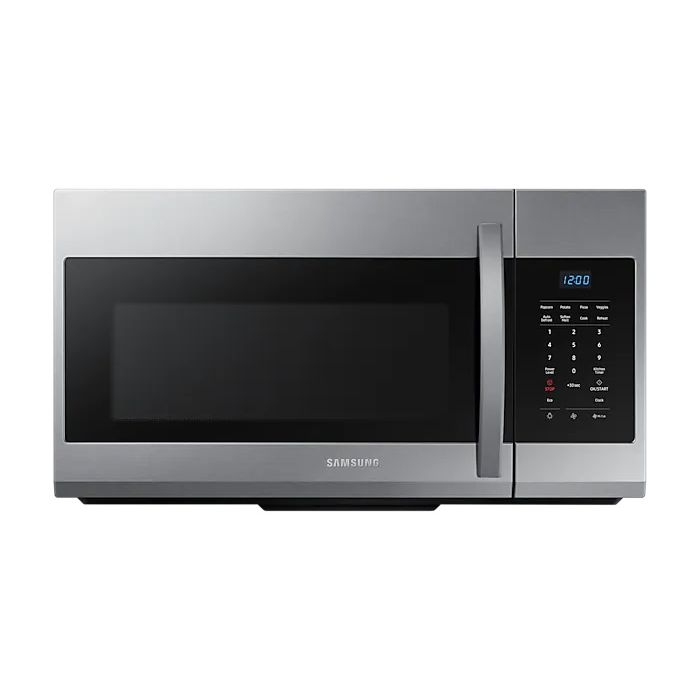Over the range microwave 1000 W 1.7 cu. ft. Samsung ME17R7011ES  Stainless Capacity 1.7 cubic feet  power 1000 watt  Over the Range