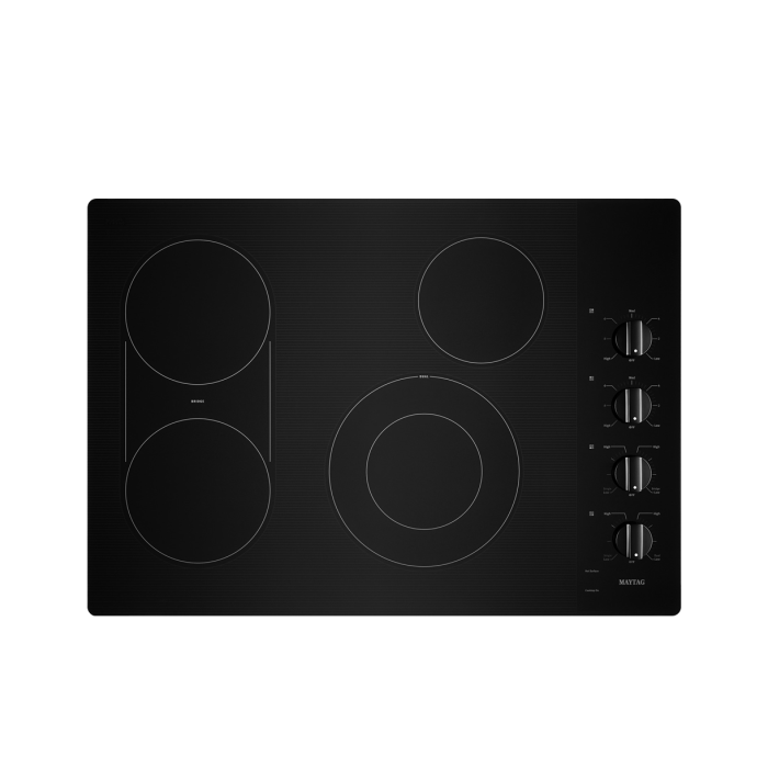Plaque de cuisson Maytag MEC8830HB Vitrocéramique  4 éléments  presenté par Corbeil
