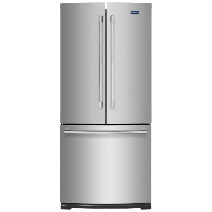 Refrigérateur Maytag MFB2055FRZ Inox Portes françaises largeur 31 pouces Capacité 19.68 pieds cubes