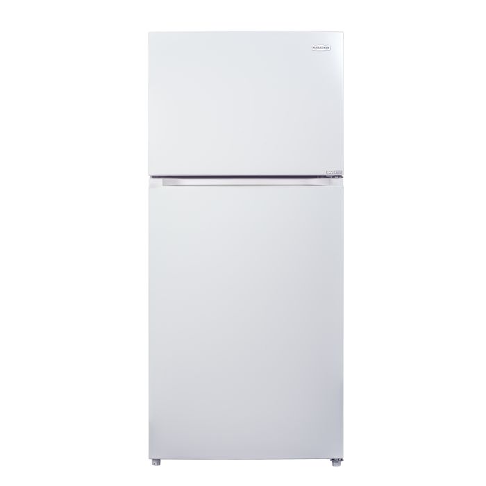 Refrigérateur Marathon MFF184W Blanc Congélateur en haut largeur 30 pouces Capacité 18 pieds cubes