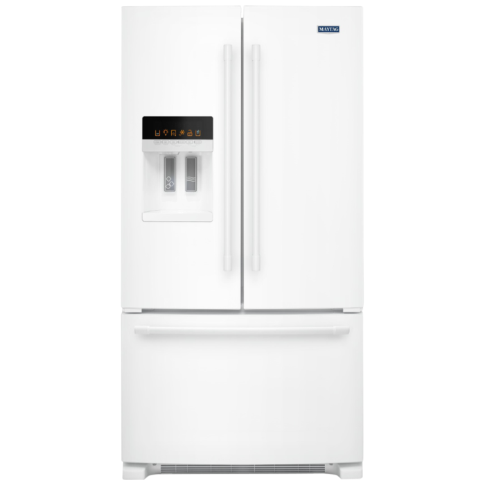 Refrigerator Maytag MFI2570FEW White  Capacity 24.7 cubic feet French Door   width 36 inches