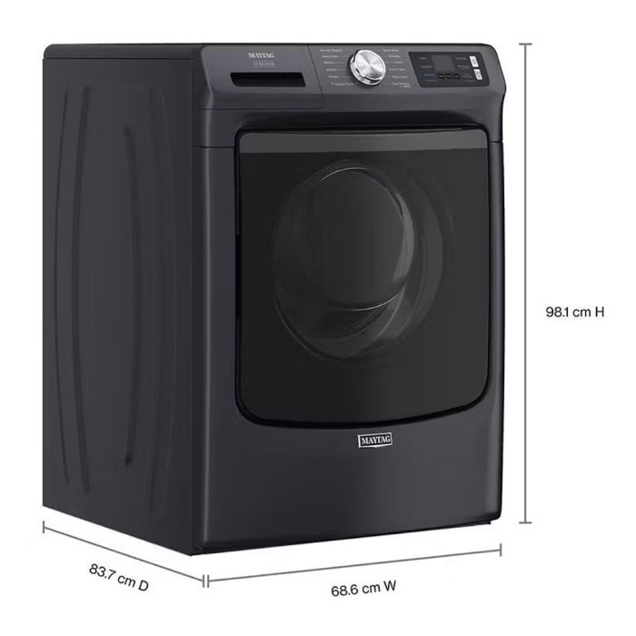 Laveuse Maytag Chargement frontal MFW7020RF 5.8 pi. cu.   Capacité 5.8 pieds cubes  12 cycles   Autoportant   cuve Acier Inoxydable
