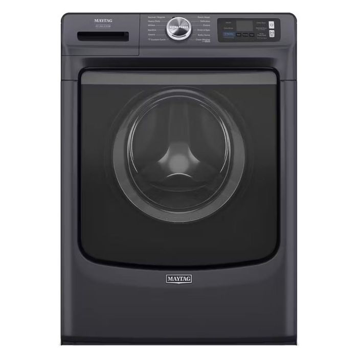 5.8 cu. ft. Front load Washer  Maytag MFW7020RF   Capacity  5.8 cubic feet  12 cycles   Freestanding   Stainless Steel tub