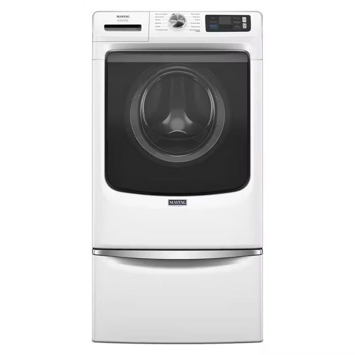 5.8 cu. ft. Front load Washer  Maytag MFW7020RW   Capacity  5.8 cubic feet  12 cycles   Freestanding   Stainless Steel tub