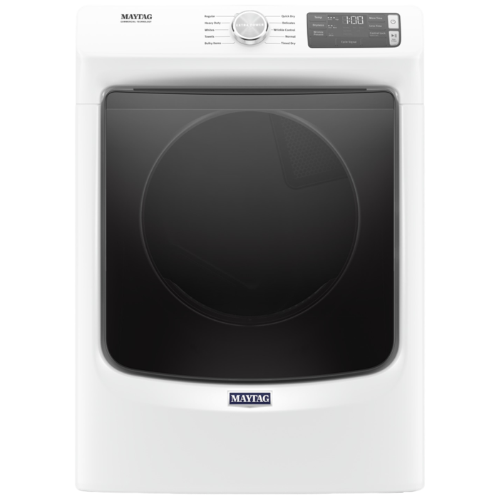 Sécheuse Maytag MGD5630HW 7.3 pi. cu.   Capacité  7.3 pieds cubes  Cycles 10   Superposable   Système de séchage Ventilé