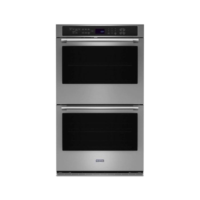 Wall oven  Maytag MOED6027LZ Stainless   Capacity  4.3 cubic feet  2,800 W/2,427W Watts  Built-in Width 27 inches