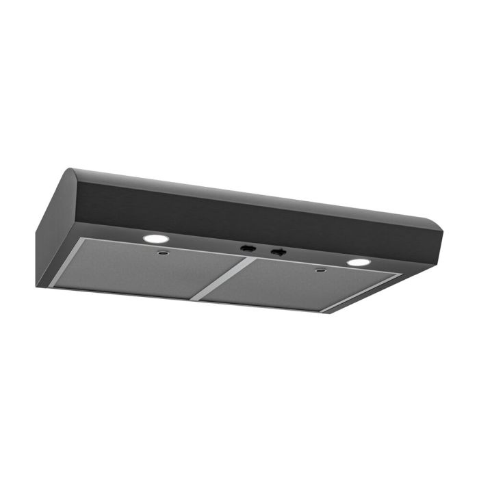 30 In. Under Cabinet Hood  350 Cubic feet per minute Broan MTR1303BLS Black Stainless   Built-in  350 cubic feet per minute