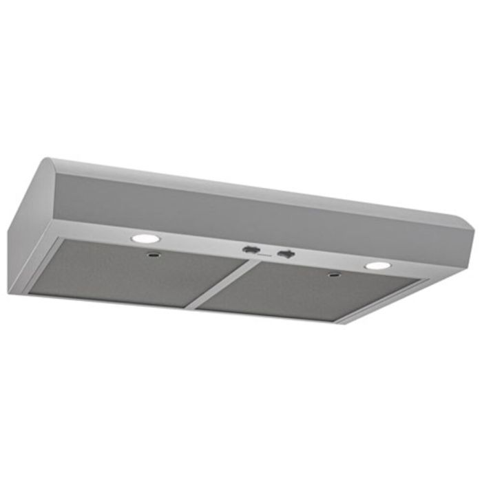 30 In. Under Cabinet Hood  350 Cubic feet per minute Broan MTR1303SS Stainless  Built-in  350 cubic feet per minute