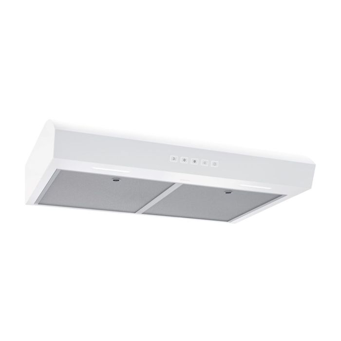 30 In. Standard Hood  350 Cubic feet per minute Broan MTR2303WW White  Built-in  350 cubic feet per minute