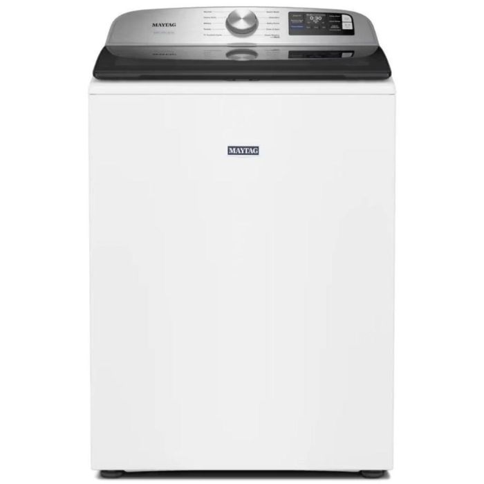 5.2 cu. ft. Top Load Washer  Maytag MTW6205RW   Capacity  5.2 cubic feet  10 cycles   Freestanding   Stainless Steel tub