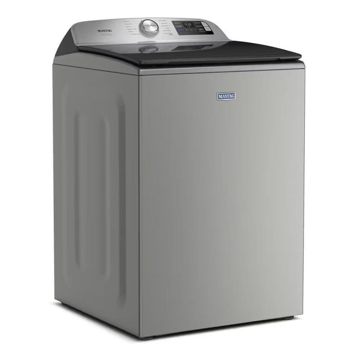 Laveuse Maytag Chargement vertical MTW7205RR 5.2 pi. cu.   Capacité 5.2 pieds cubes  12 cycles   Autoportant   cuve Acier Inoxydable