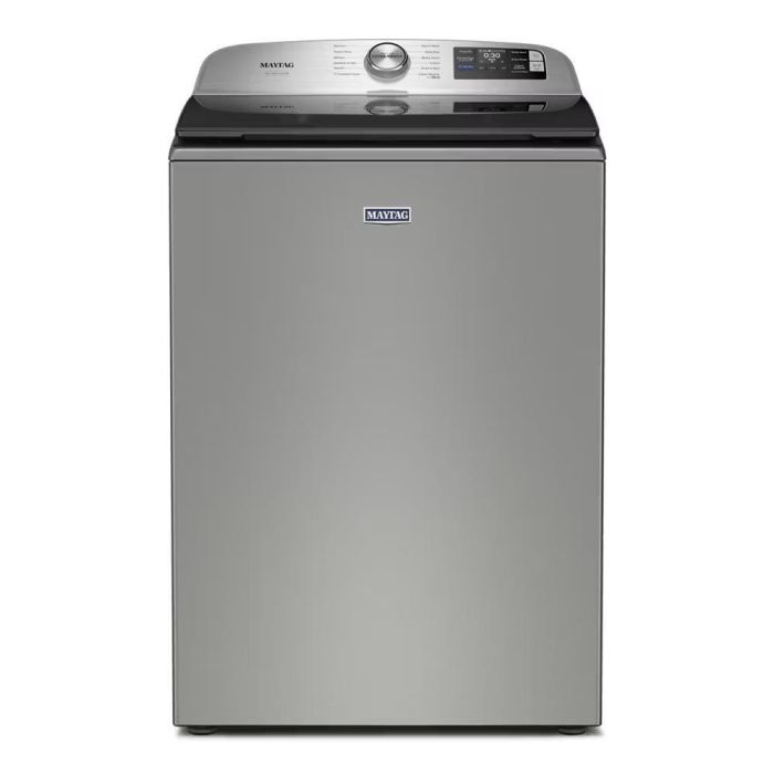 5.2 cu. ft. Top Load Washer  Maytag MTW7205RR   Capacity  5.2 cubic feet  12 cycles   Freestanding   Stainless Steel tub