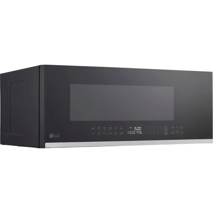 Micro-onde à hotte intégrée 1800 W 1.3 pi. cu. LG MVEF1337F  Inox Capacité 1.3 pied cubic  puissance 1800 watt  Hotte sous cabinet