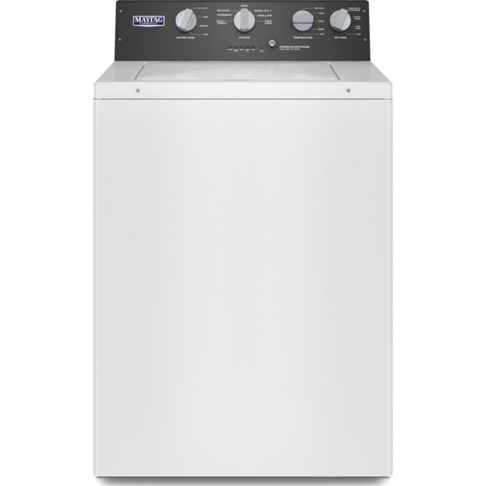3.5 cu. ft. Top Load Washer  Maytag MVWP586GW   Capacity  3.5 cubic feet  7 cycles   Freestanding   Stainless Steel tub