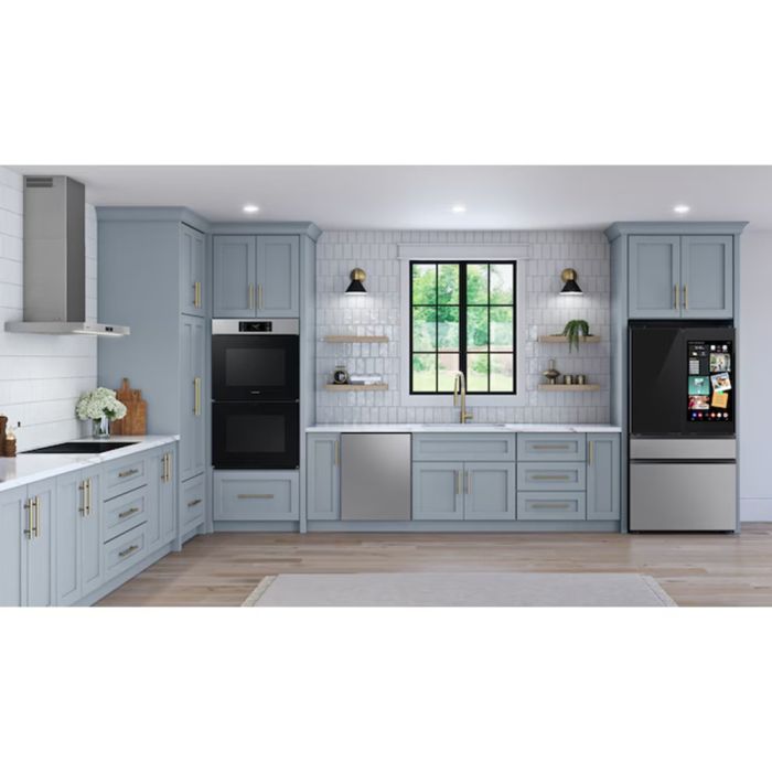 Hotte Sous armoires 30 Po. 390 Pieds cubes par minute Samsung NK30N7000US Inox Installation Hotte sous cabinet  390 pieds cubes par minute