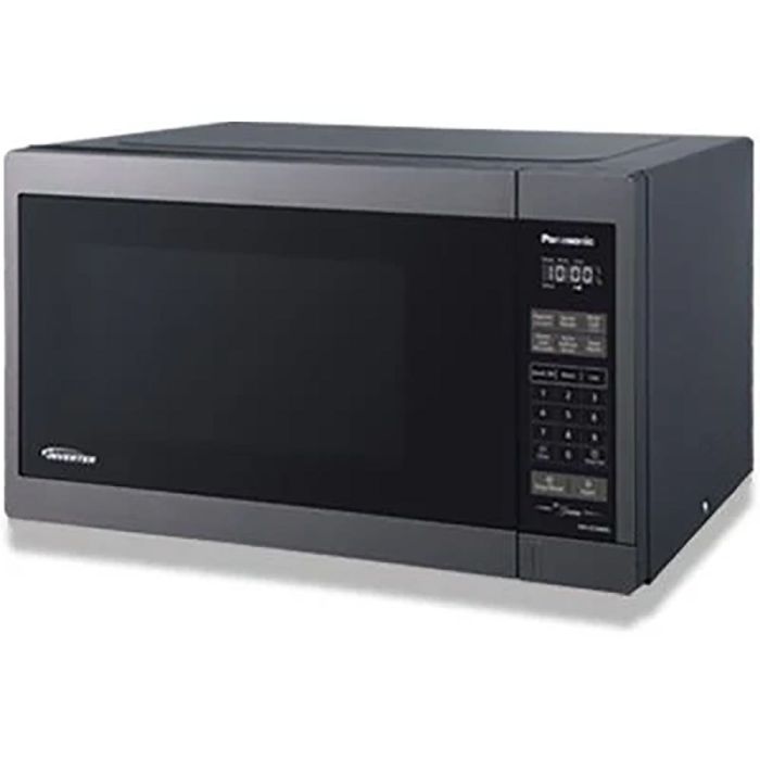 Micro-onde 1200 W 1.3 pi. cu. Panasonic NNSC688SC  Noir Capacité 1.3 pied cubic  puissance 1200 watt  Encastrable