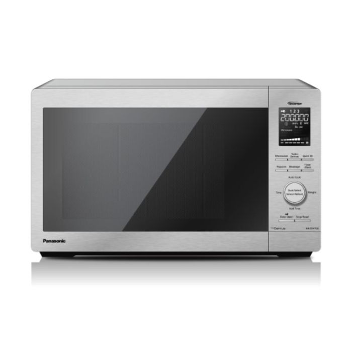 Microwave 1000 W 0.9 cu. ft. Panasonic NNSD47QS  Stainless Capacity 0.9 cubic feet  power 1000 watt  On counter