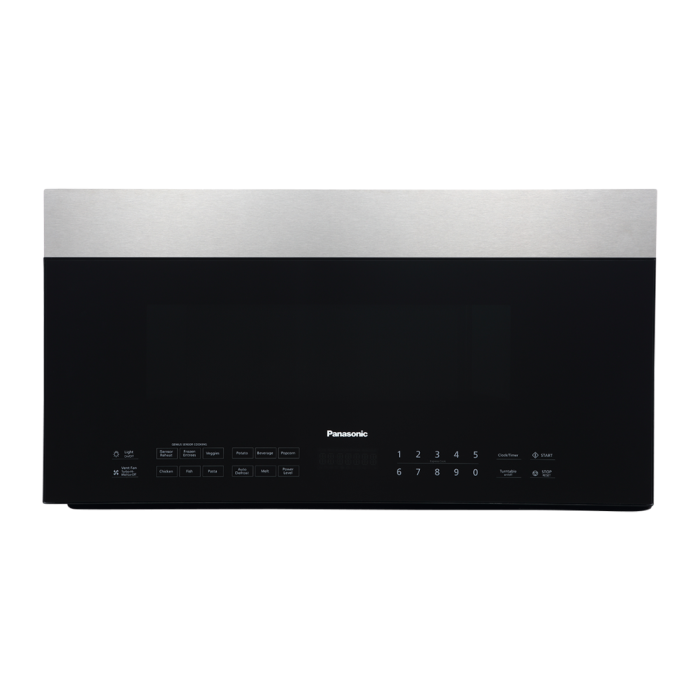 Over the range microwave 1000 W 1.9 cu. ft. Panasonic NNSG158S  Black Capacity 1.9 cubic feet  power 1000 watt  Over the Range