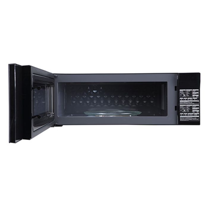 Micro-onde à hotte intégrée 1000 W 1.2 pi. cu. Panasonic NNSG65NB  Noir Capacité 1.2 pied cubic  puissance 1000 watt  Hotte sous cabinet