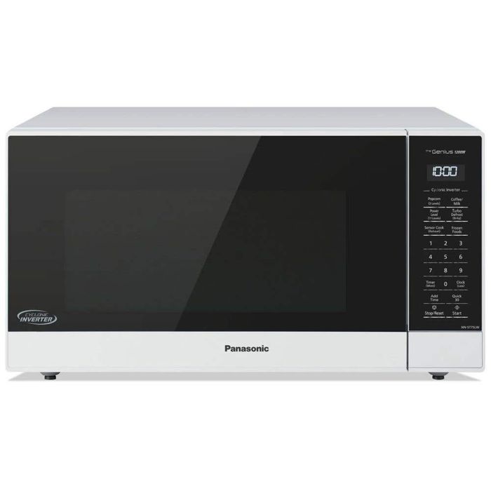 Micro-onde 1200 W 1.6 pi. cu. Panasonic NNST75LWC  Blanc Capacité 1.6 pied cubic  puissance 1200 watt  Encastrable