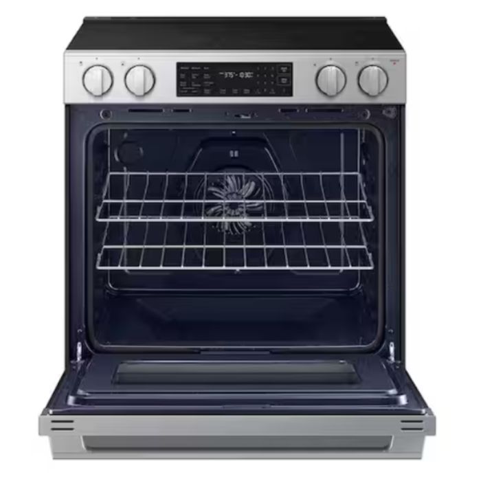 Cuisinière 30 Po. Vitrocéramique Samsung NSE80H63SRAC  Inox 5 bruleurs     Capacité 6.3 pieds cubes   largeur 30 pouces