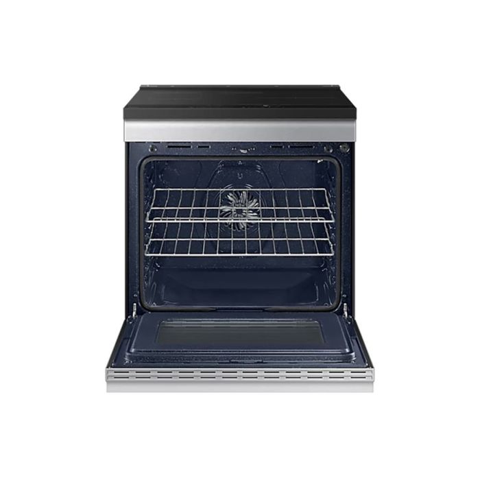 Cuisinière 30 Po. Induction Samsung NSI6DG9300SRAC  Inox 4 bruleurs     Capacité 6.3 pieds cubes 3000W Watts  largeur 30 pouces