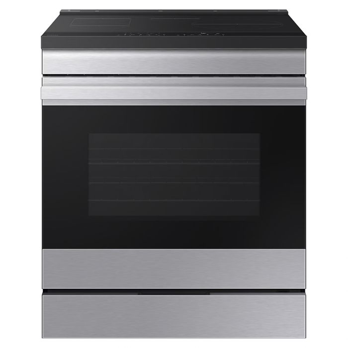 30 In. Induction Range Samsung NSI6DG9500SRAC  Stainless  4 Burners     Capacity 6.3 cubic feet  3000W Watts  Width 30 inches