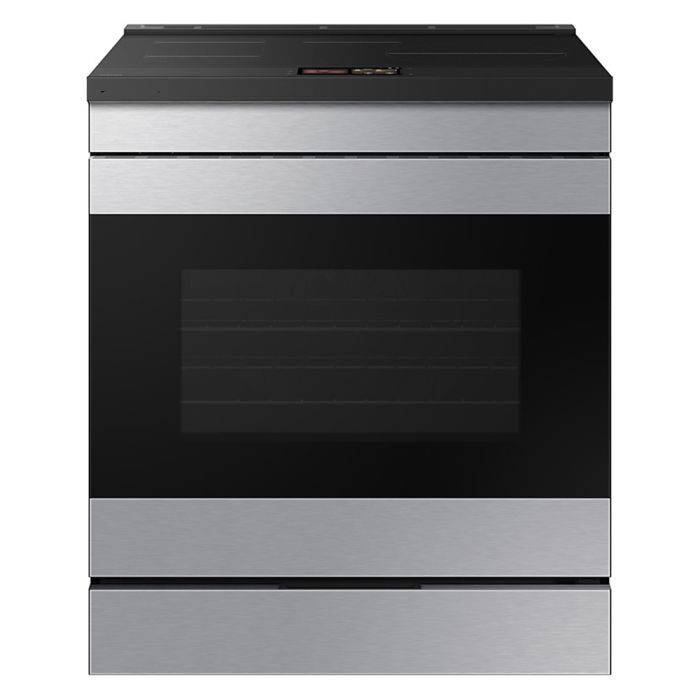 30 In. Induction Range Samsung NSI6DG9900SRAC  Stainless  4 Burners     Capacity 6.3 cubic feet  175°F (80°C) - 550°F (285°C) Watts  Width 30 inches