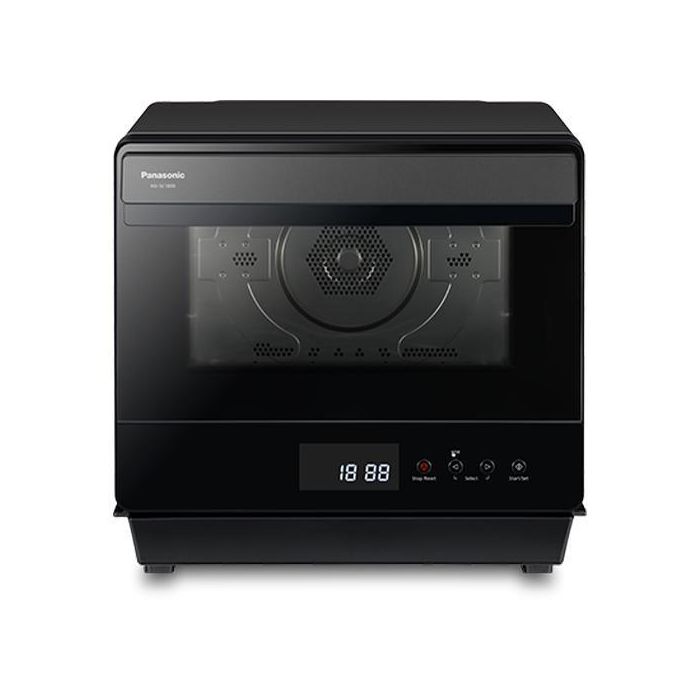 Oven Combo Panasonic NUSC180B  in Black Stainless   Freestanding width 30