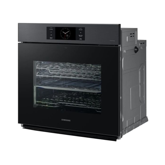 Four mural  Samsung NV51CG700SMTAA Inox Noir   Capacité  5.1 pieds cubes  3000 Watts  Encastrable largeur 29 pouces