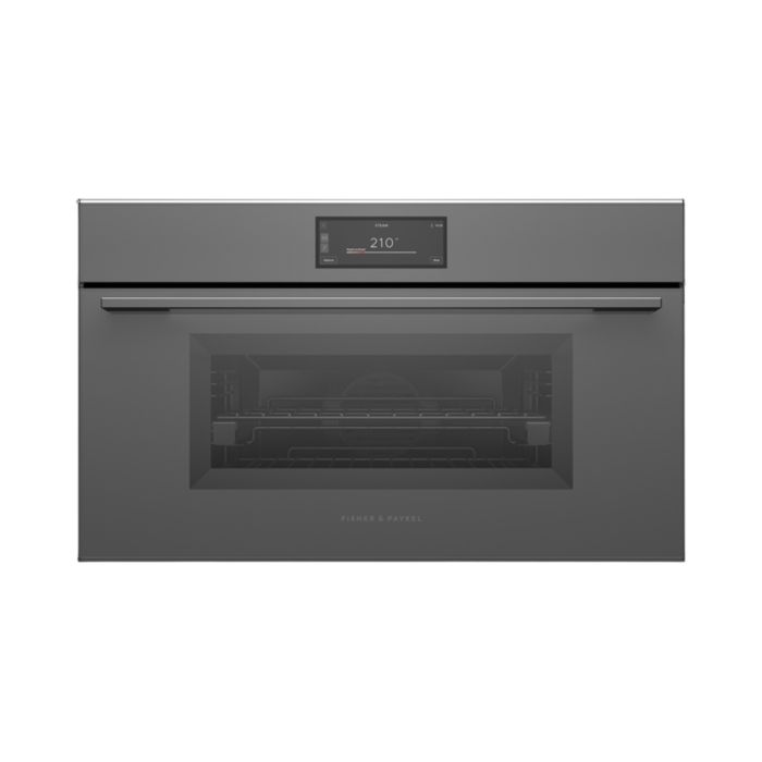 Fours combinés Fisher & Paykel OS30NMUG3 en Gris  Four 1 Combiné vapeur-convection Encastrable largeur 30