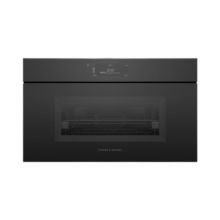 Fours combinés Fisher & Paykel OS30NMUNB3 en Noir  Four 1 Combiné vapeur-convection Encastrable largeur 30