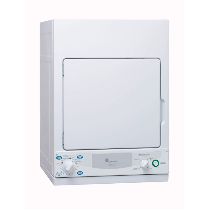 Dryer GE PCKS443EBWW 3.6 cu. ft. in White  Capacity 3.6 cubic feet Cycles 4   Freestanding  Drying system Ventilated