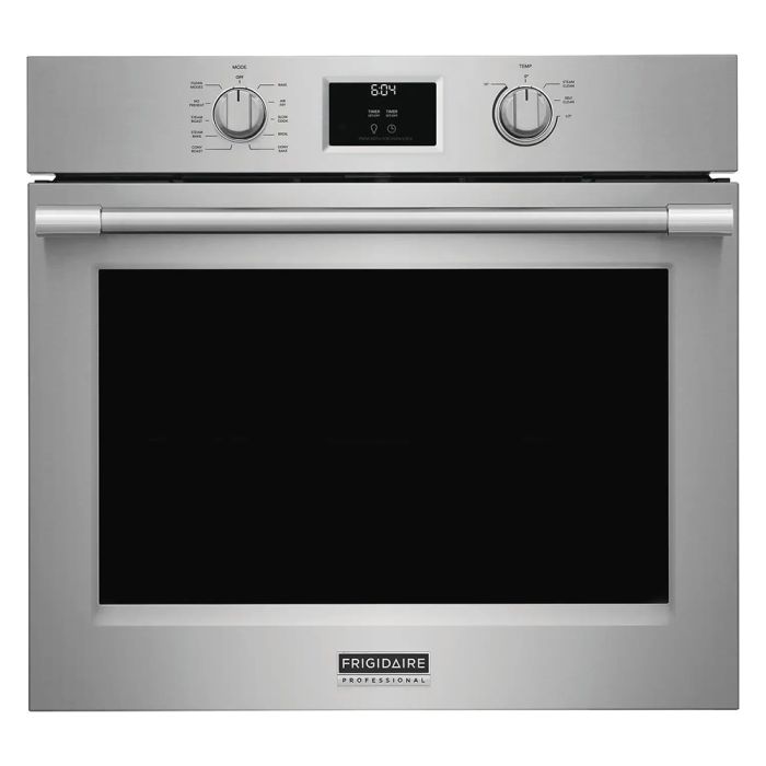 Wall oven  Frigidaire Professional PCWS3080AF Stainless   Capacity  5.3 cubic feet  2,500 Watts Watts  Built-in Width 30 inches