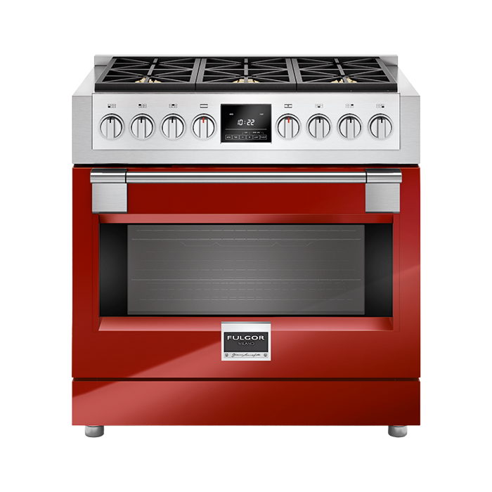 Fulgor Panel kit PDRKIT36RD Red in Red showcased by Corbeil Appliances