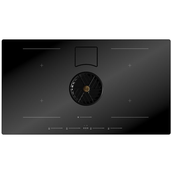 Cuisinière 37 Po. Induction Bertazzoni PE364IDDNET  Noir 4 bruleurs       largeur 37 pouces