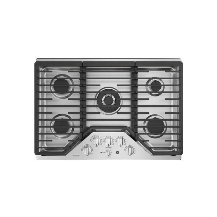 Cooktop GE Profile PGP9030SLSS Gas 5 elements presented by Corbeil