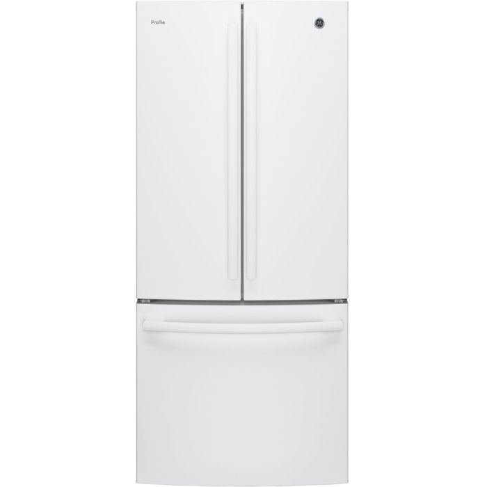 Refrigerator GE Profile PNE21NGLKWW White  Capacity 20.8 cubic feet French Door   width 30 inches