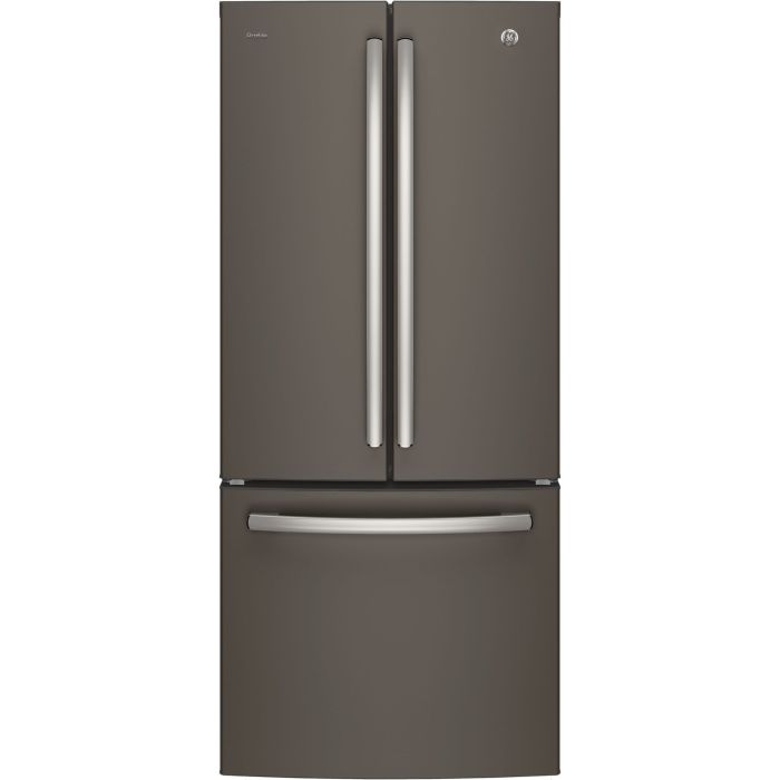 Refrigérateur GE Profile PNE21NMLKES Ardoise Portes françaises largeur 30 pouces Capacité 20.8 pieds cubes
