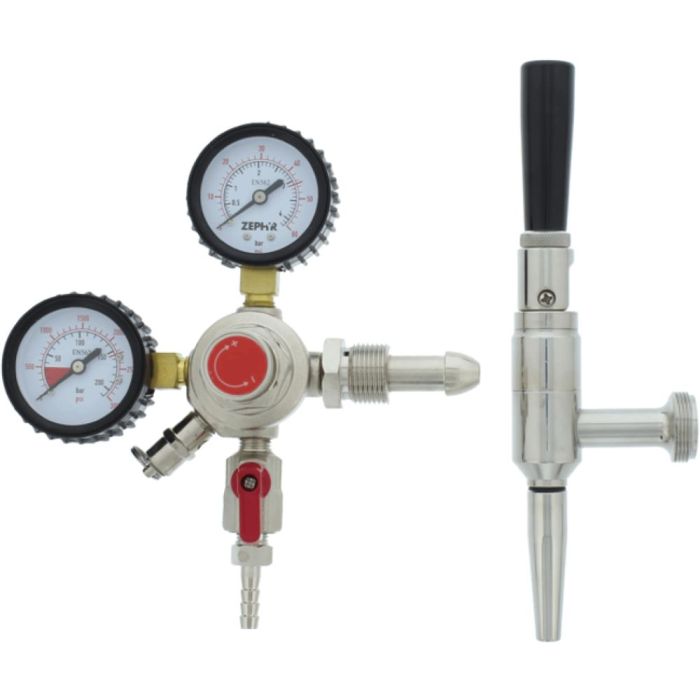 Kit de conversion à l'azote pour fût de bière Presrv PRKNCK-001 en Inox présenté par Corbeil Electroménager